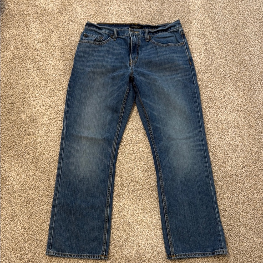 Banana Republic Blue Straight Jeans Timeless Design